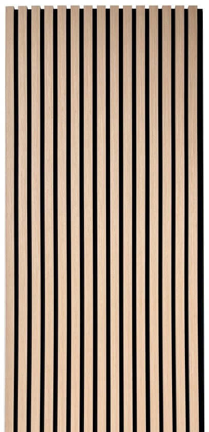 Luxury Acoustic Slat Wood Wall Panel  - NATURAL OAK — Oak