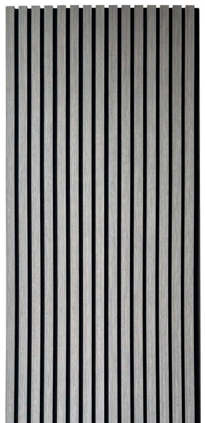 Luxury Acoustic Slat Wood Wall Panel  - Black Oak